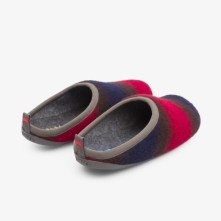 Camper Twins Mens Slippers US-36128 Black / Red Order Online